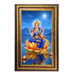 Goddess Lakshmi Digital Golden Balck Color Photo Frame | Hindu Religious Wall Decor | 10x16 Inches - Inspirational Wall Art For Office, Home Decor - Ideal Spiritual Gift (F16590) Goddess Lakshmi Digital Golden Balck Color Photo Frame | Hindu Religious Wall Decor | 10x16 Inches - Inspirational Wall Art For Office, Home Decor - Ideal Spiritual Gift (F16590)