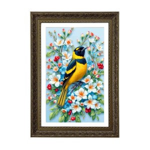 Bird And Flower Design Big Photo Frame - 20x28 Inches For Home,Temple & Office Decoration (F10759) Bird And Flower Design Big Photo Frame - 20x28 Inches For Home,Temple & Office Decoration (F10759)