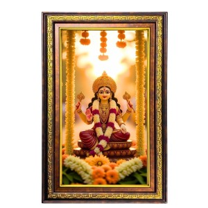 Goddess Lakshmi Digital Golden Balck Color Photo Frame | Hindu Religious Wall Decor | 10x16 Inches - Inspirational Wall Art For Office, Home Decor - Ideal Spiritual Gift (F16917) Goddess Lakshmi Digital Golden Balck Color Photo Frame | Hindu Religious Wall Decor | 10x16 Inches - Inspirational Wall Art For Office, Home Decor - Ideal Spiritual Gift (F16917)