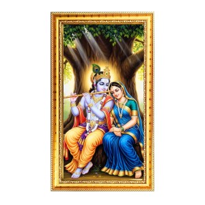 Divine Radha Krishna Digital Golden Color Photo Frame | Hindu Religious Wall Decor | 12x19 Inches - Inspirational Wall Art For Office, Home Decor - Ideal Spiritual Gift (F10301) Divine Radha Krishna Digital Golden Color Photo Frame | Hindu Religious Wall Decor | 12x19 Inches - Inspirational Wall Art For Office, Home Decor - Ideal Spiritual Gift (F10301)