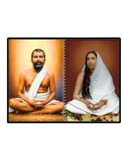 Sri Sri Ramakrishna & Maa Sarada Devi Laminated Photo - 5x7 Inches, Divine Blessings For Home & Office And Temple Decoration (F16322)