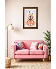 Vertical16X24 Inches Frame Big Photo Frame - 20x28 Inches For Home,Temple & Office Decoration (F10928)