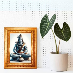 Goddess Gayathri Devi Golden Designer Photo Frame | 16x20 Inch Religious Wall Hanging Frame For Home, Office Decoration and Spiritual Gift Item (M1) Goddess Gayathri Devi Golden Designer Photo Frame | 16x20 Inch Religious Wall Hanging Frame For Home, Office Decoration and Spiritual Gift Item (M1)