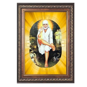 Shirdi Sai Baba Spiritual Guru Digital Photo In Designer Frame, Size 10x16 Inch | Hindu Religious Picture For Home Temple, Office & Gift | Wall Art & Pooja Decor (F10451) Shirdi Sai Baba Spiritual Guru Digital Photo In Designer Frame, Size 10x16 Inch | Hindu Religious Picture For Home Temple, Office & Gift | Wall Art & Pooja Decor (F10451)