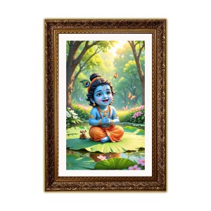 Vertical16X24 Inches Frame Big Photo Frame - 20x28 Inches For Home,Temple & Office Decoration (F10937)