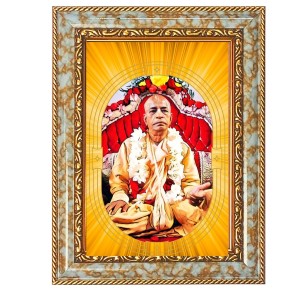A.C. Bhaktivedanta Swami Prabhupada Spiritual Guru Digital Photo In Designer Frame, Size 8x12 Inch | Hindu Religious Picture For Home Temple, Office & Gift | Wall Art & Pooja Decor (F10500) A.C. Bhaktivedanta Swami Prabhupada Spiritual Guru Digital Photo In Designer Frame, Size 8x12 Inch | Hindu Religious Picture For Home Temple, Office & Gift | Wall Art & Pooja Decor (F10500)