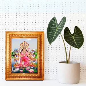Maa Manasa Devi Golden Designer Photo Frame | 10x14 Inch Religious Wall Hanging Frame For Home & Office Decoration | Hindu Deity Maa Manasa Devi Spiritual Gift Item Maa Manasa Devi Golden Designer Photo Frame | 10x14 Inch Religious Wall Hanging Frame For Home & Office Decoration | Hindu Deity Maa Manasa Devi Spiritual Gift Item