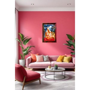 Sri Srila Prabhupada Photo Frame For Wall & Table | 7x9 Inch Golden Cherry Finish | Decorative Sri Srila Prabhupada Photo Frame For Home, Office & Pooja Room (F11537) Sri Srila Prabhupada Photo Frame For Wall & Table | 7x9 Inch Golden Cherry Finish | Decorative Sri Srila Prabhupada Photo Frame For Home, Office & Pooja Room (F11537)