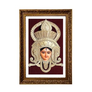 Maa Durga Big Photo Frame - 20x28 Inches For Home,Temple & Office Decoration (F11261)