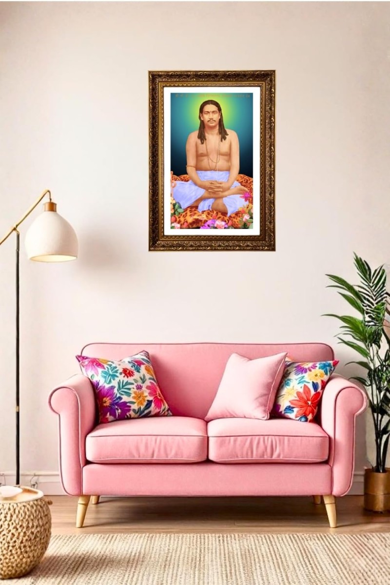 Vertical16X24 Inches Frame Big Photo Frame - 20x28 Inches For Home,Temple & Office Decoration (F10988)