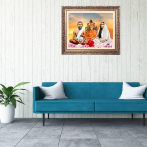 Sri Ramakrishna,Sarada Devi,Swami Vivekananda Big Photo Frame - 18x22 Inches for Home,Temple & Office Decoration Sri Ramakrishna,Sarada Devi,Swami Vivekananda Big Photo Frame - 18x22 Inches for Home,Temple & Office Decoration