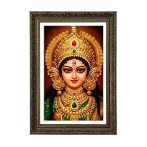 Maa Durga Big Photo Frame - 20x28 Inches For Home,Temple & Office Decoration (F11074)