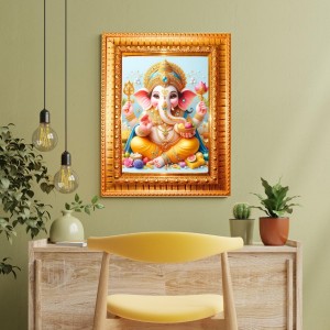Lord Jagannath Golden Designer Photo Frame | 10x14 Inch Religious Wall Hanging Frame For Home, Office Decoration and Spiritual Gift Item (M4) Lord Jagannath Golden Designer Photo Frame | 10x14 Inch Religious Wall Hanging Frame For Home, Office Decoration and Spiritual Gift Item (M4)