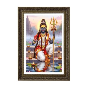 Adishakti Mahakali. Big Photo Frame - 20x28 Inches For Home,Temple & Office Decoration (F11050)
