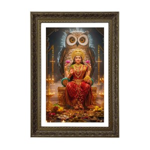 Maa Laxmi Big Photo Frame - 20x28 Inches For Home,Temple & Office Decoration (F10715)