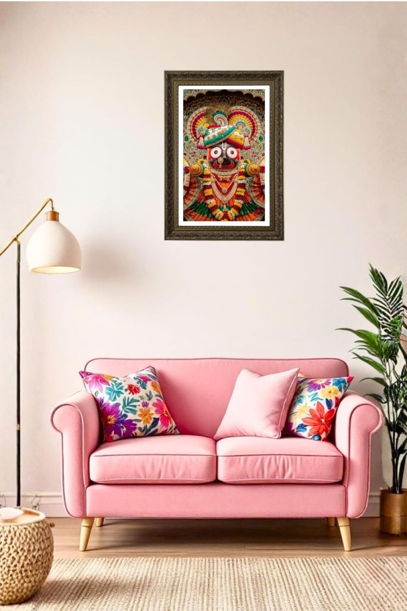 Vertical16X24 Inches Frame Big Photo Frame - 20x28 Inches For Home,Temple & Office Decoration (F10975)