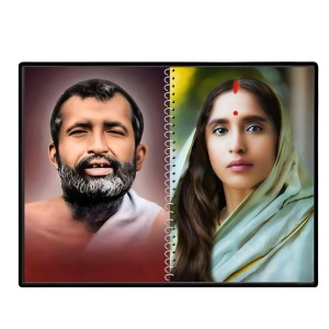 Sri Sri Ramakrishna & Maa Sarada Devi Laminated Photo - 5x7 Inches, Divine Blessings For Home & Office And Temple Decoration (F16318) Sri Sri Ramakrishna & Maa Sarada Devi Laminated Photo - 5x7 Inches, Divine Blessings For Home & Office And Temple Decoration (F16318)