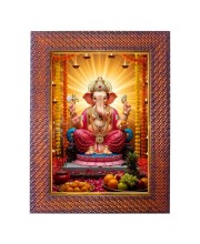 Mata Saraswati Photo Frame 19X23 Inch Religious Wall & Table Decor Frame | Mata Saraswati Spiritual Photo Frame For Home, Temple & Office (F17987X19X23)