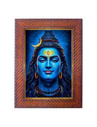 Mata Saraswati Photo Frame 13X17 Inch Religious Wall & Table Decor Frame | Mata Saraswati Spiritual Photo Frame For Home, Temple & Office (F18052X13X17)