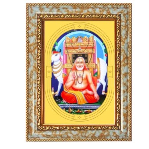 Lord Sri Raghavendra Swamy Spiritual Guru Digital Photo In Designer Frame, Size 10x16 Inch | Hindu Religious Picture For Home Temple, Office & Gift | Wall Art & Pooja Decor (F10419) Lord Sri Raghavendra Swamy Spiritual Guru Digital Photo In Designer Frame, Size 10x16 Inch | Hindu Religious Picture For Home Temple, Office & Gift | Wall Art & Pooja Decor (F10419)