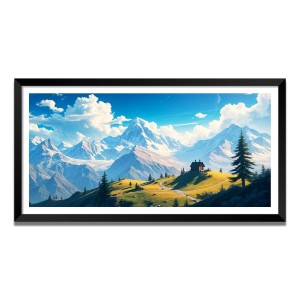 Nature Landscape Floating Frame Scenery Digital Print - (I5775) - 12x24 inch Modern Nature Wall Art for Living Room, Bedroom, Office, Hotels, Drawing Room Nature Landscape Floating Frame Scenery Digital Print - (I5775) - 12x24 inch Modern Nature Wall Art for Living Room, Bedroom, Office, Hotels, Drawing Room