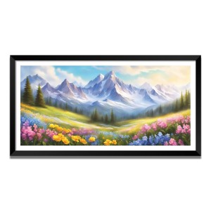 Nature Landscape Floating Frame Scenery Digital Print - (I5579) - 12x24 inch Modern Nature Wall Art for Living Room, Bedroom, Office, Hotels, Drawing Room Nature Landscape Floating Frame Scenery Digital Print - (I5579) - 12x24 inch Modern Nature Wall Art for Living Room, Bedroom, Office, Hotels, Drawing Room