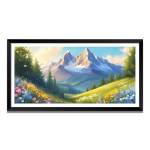 Nature Landscape Floating Frame Scenery Digital Print - (I5567) - 12x24 inch Modern Nature Wall Art for Living Room, Bedroom, Office, Hotels, Drawing Room Nature Landscape Floating Frame Scenery Digital Print - (I5567) - 12x24 inch Modern Nature Wall Art for Living Room, Bedroom, Office, Hotels, Drawing Room