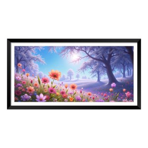 Nature Landscape Floating Frame Scenery Digital Print - (I5888) - 12x24 inch Modern Nature Wall Art for Living Room, Bedroom, Office, Hotels, Drawing Room Nature Landscape Floating Frame Scenery Digital Print - (I5888) - 12x24 inch Modern Nature Wall Art for Living Room, Bedroom, Office, Hotels, Drawing Room