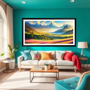 Nature Landscape Floating Frame Scenery Digital Print - (I5786) - 12x24 inch Modern Nature Wall Art for Living Room, Bedroom, Office, Hotels, Drawing Room Nature Landscape Floating Frame Scenery Digital Print - (I5786) - 12x24 inch Modern Nature Wall Art for Living Room, Bedroom, Office, Hotels, Drawing Room