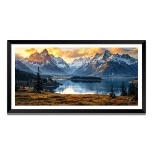 Nature Landscape Floating Frame Scenery Digital Print - (I5543) - 12x24 inch Modern Nature Wall Art for Living Room, Bedroom, Office, Hotels, Drawing Room Nature Landscape Floating Frame Scenery Digital Print - (I5543) - 12x24 inch Modern Nature Wall Art for Living Room, Bedroom, Office, Hotels, Drawing Room