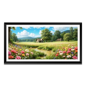 Nature Landscape Floating Frame Scenery Digital Print - (I5740) - 12x24 inch Modern Nature Wall Art for Living Room, Bedroom, Office, Hotels, Drawing Room Nature Landscape Floating Frame Scenery Digital Print - (I5740) - 12x24 inch Modern Nature Wall Art for Living Room, Bedroom, Office, Hotels, Drawing Room
