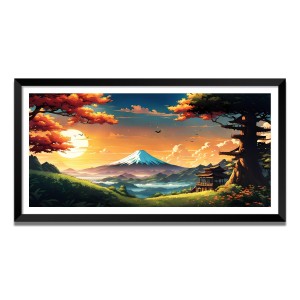 Nature Landscape Floating Frame Scenery Digital Print - (I5807) - 12x24 inch Modern Nature Wall Art for Living Room, Bedroom, Office, Hotels, Drawing Room Nature Landscape Floating Frame Scenery Digital Print - (I5807) - 12x24 inch Modern Nature Wall Art for Living Room, Bedroom, Office, Hotels, Drawing Room