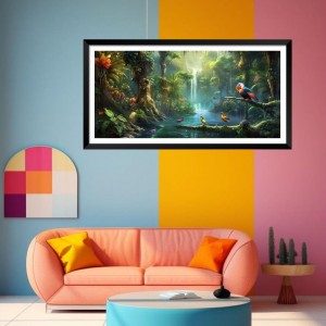 Nature Landscape Floating Frame Scenery Digital Print - (I5796) - 12x24 inch Modern Nature Wall Art for Living Room, Bedroom, Office, Hotels, Drawing Room Nature Landscape Floating Frame Scenery Digital Print - (I5796) - 12x24 inch Modern Nature Wall Art for Living Room, Bedroom, Office, Hotels, Drawing Room
