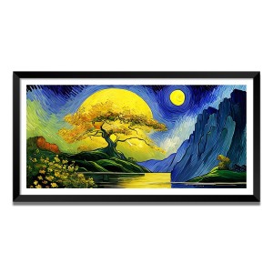 Nature Landscape Floating Frame Scenery Digital Print - (I5586) - 12x24 inch Modern Nature Wall Art for Living Room, Bedroom, Office, Hotels, Drawing Room Nature Landscape Floating Frame Scenery Digital Print - (I5586) - 12x24 inch Modern Nature Wall Art for Living Room, Bedroom, Office, Hotels, Drawing Room