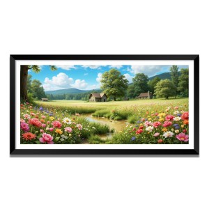 Nature Landscape Floating Frame Scenery Digital Print - (I5730) - 12x24 inch Modern Nature Wall Art for Living Room, Bedroom, Office, Hotels, Drawing Room Nature Landscape Floating Frame Scenery Digital Print - (I5730) - 12x24 inch Modern Nature Wall Art for Living Room, Bedroom, Office, Hotels, Drawing Room