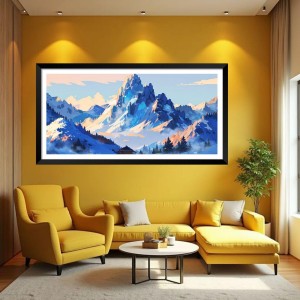 Nature Landscape Floating Frame Scenery Digital Print - (I5679) - 12x24 inch Modern Nature Wall Art for Living Room, Bedroom, Office, Hotels, Drawing Room Nature Landscape Floating Frame Scenery Digital Print - (I5679) - 12x24 inch Modern Nature Wall Art for Living Room, Bedroom, Office, Hotels, Drawing Room