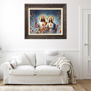 Jesus and mary Big Photo Frame - 20x24 Inches for Home,Temple & Office Decoration Jesus and mary Big Photo Frame - 20x24 Inches for Home,Temple & Office Decoration