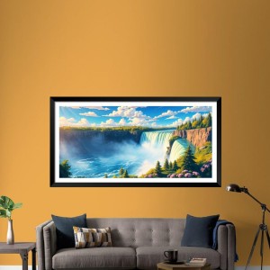 Nature Landscape Floating Frame Scenery Digital Print - (I5847) - 12x24 inch Modern Nature Wall Art for Living Room, Bedroom, Office, Hotels, Drawing Room Nature Landscape Floating Frame Scenery Digital Print - (I5847) - 12x24 inch Modern Nature Wall Art for Living Room, Bedroom, Office, Hotels, Drawing Room