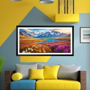 Nature Landscape Floating Frame Scenery Digital Print - (I5764) - 12x24 inch Modern Nature Wall Art for Living Room, Bedroom, Office, Hotels, Drawing Room Nature Landscape Floating Frame Scenery Digital Print - (I5764) - 12x24 inch Modern Nature Wall Art for Living Room, Bedroom, Office, Hotels, Drawing Room