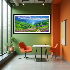 Nature Landscape Floating Frame Scenery Digital Print - (I5863) - 12x24 inch Modern Nature Wall Art for Living Room, Bedroom, Office, Hotels, Drawing Room Nature Landscape Floating Frame Scenery Digital Print - (I5863) - 12x24 inch Modern Nature Wall Art for Living Room, Bedroom, Office, Hotels, Drawing Room