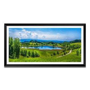Nature Landscape Floating Frame Scenery Digital Print - (I5857) - 12x24 inch Modern Nature Wall Art for Living Room, Bedroom, Office, Hotels, Drawing Room Nature Landscape Floating Frame Scenery Digital Print - (I5857) - 12x24 inch Modern Nature Wall Art for Living Room, Bedroom, Office, Hotels, Drawing Room
