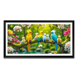 Nature Landscape Floating Frame Scenery Digital Print - (I5755) - 12x24 inch Modern Nature Wall Art for Living Room, Bedroom, Office, Hotels, Drawing Room Nature Landscape Floating Frame Scenery Digital Print - (I5755) - 12x24 inch Modern Nature Wall Art for Living Room, Bedroom, Office, Hotels, Drawing Room