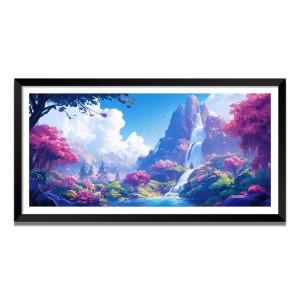 Nature Landscape Floating Frame Scenery Digital Print - (I5864) - 12x24 inch Modern Nature Wall Art for Living Room, Bedroom, Office, Hotels, Drawing Room Nature Landscape Floating Frame Scenery Digital Print - (I5864) - 12x24 inch Modern Nature Wall Art for Living Room, Bedroom, Office, Hotels, Drawing Room