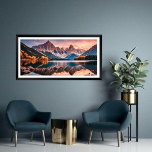Nature Landscape Floating Frame Scenery Digital Print - (I5551) - 12x24 inch Modern Nature Wall Art for Living Room, Bedroom, Office, Hotels, Drawing Room Nature Landscape Floating Frame Scenery Digital Print - (I5551) - 12x24 inch Modern Nature Wall Art for Living Room, Bedroom, Office, Hotels, Drawing Room