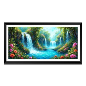 Nature Landscape Floating Frame Scenery Digital Print - (I5875) - 12x24 inch Modern Nature Wall Art for Living Room, Bedroom, Office, Hotels, Drawing Room Nature Landscape Floating Frame Scenery Digital Print - (I5875) - 12x24 inch Modern Nature Wall Art for Living Room, Bedroom, Office, Hotels, Drawing Room