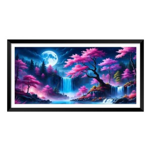 Nature Landscape Floating Frame Scenery Digital Print - (I5891) - 12x24 inch Modern Nature Wall Art for Living Room, Bedroom, Office, Hotels, Drawing Room Nature Landscape Floating Frame Scenery Digital Print - (I5891) - 12x24 inch Modern Nature Wall Art for Living Room, Bedroom, Office, Hotels, Drawing Room