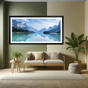 Nature Landscape Floating Frame Scenery Digital Print - (I5582) - 12x24 inch Modern Nature Wall Art for Living Room, Bedroom, Office, Hotels, Drawing Room Nature Landscape Floating Frame Scenery Digital Print - (I5582) - 12x24 inch Modern Nature Wall Art for Living Room, Bedroom, Office, Hotels, Drawing Room