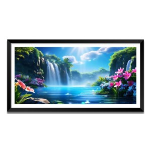 Nature Landscape Floating Frame Scenery Digital Print - (I5578) - 12x24 inch Modern Nature Wall Art for Living Room, Bedroom, Office, Hotels, Drawing Room Nature Landscape Floating Frame Scenery Digital Print - (I5578) - 12x24 inch Modern Nature Wall Art for Living Room, Bedroom, Office, Hotels, Drawing Room