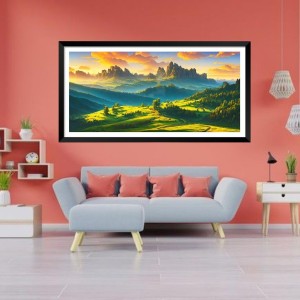 Nature Landscape Floating Frame Scenery Digital Print - (I5596) - 12x24 inch Modern Nature Wall Art for Living Room, Bedroom, Office, Hotels, Drawing Room Nature Landscape Floating Frame Scenery Digital Print - (I5596) - 12x24 inch Modern Nature Wall Art for Living Room, Bedroom, Office, Hotels, Drawing Room