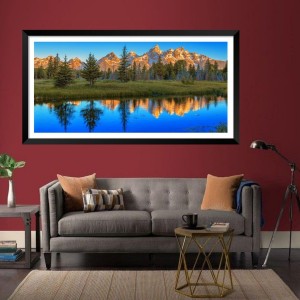 Nature Landscape Floating Frame Scenery Digital Print - (I5841) - 12x24 inch Modern Nature Wall Art for Living Room, Bedroom, Office, Hotels, Drawing Room Nature Landscape Floating Frame Scenery Digital Print - (I5841) - 12x24 inch Modern Nature Wall Art for Living Room, Bedroom, Office, Hotels, Drawing Room